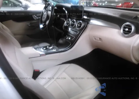 2017 Mercedes-Benz C 300 Sport 4Matic/Luxury 4Matic/4Matic from USA, damaged, VIN 55SWF4KB4HU200406